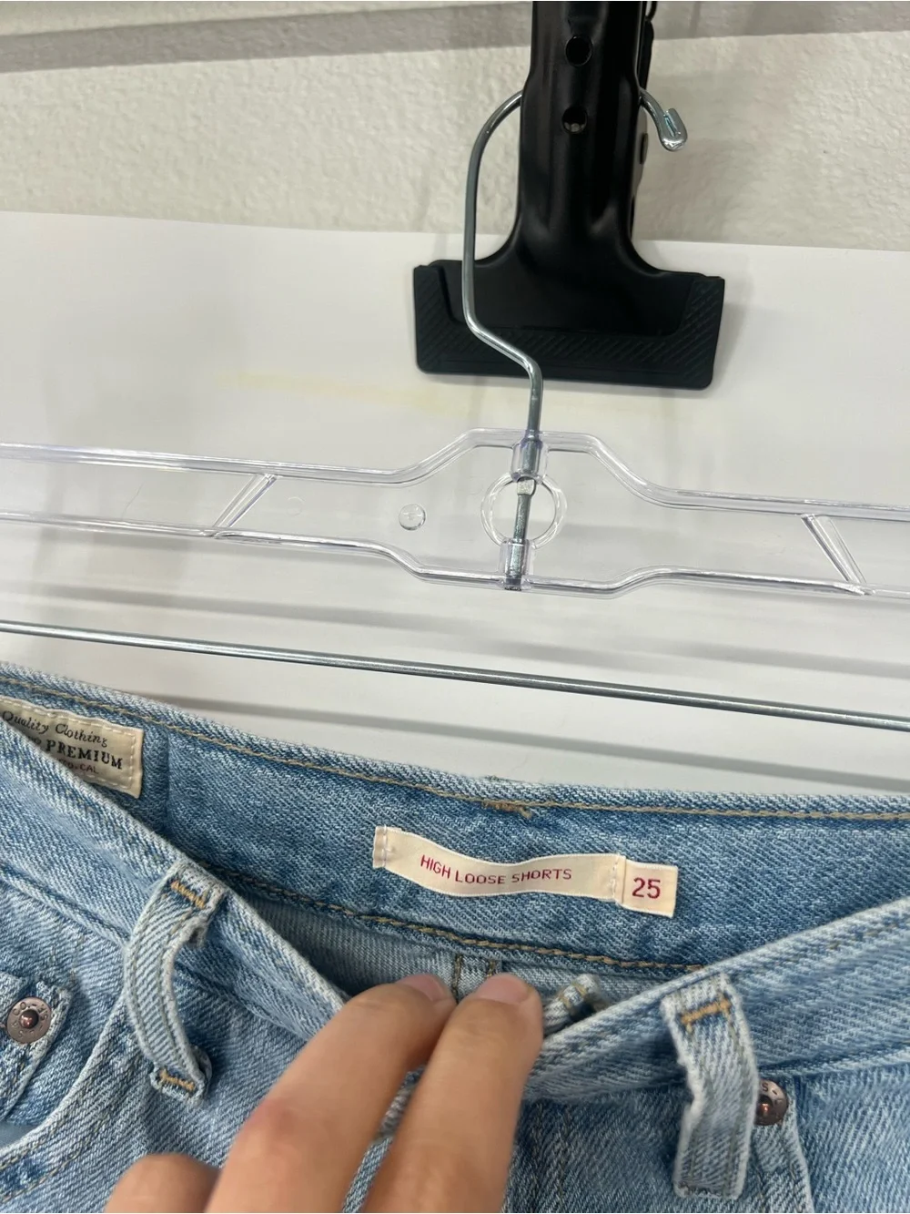 Levi’s High Rise Loose Denim Shorts
